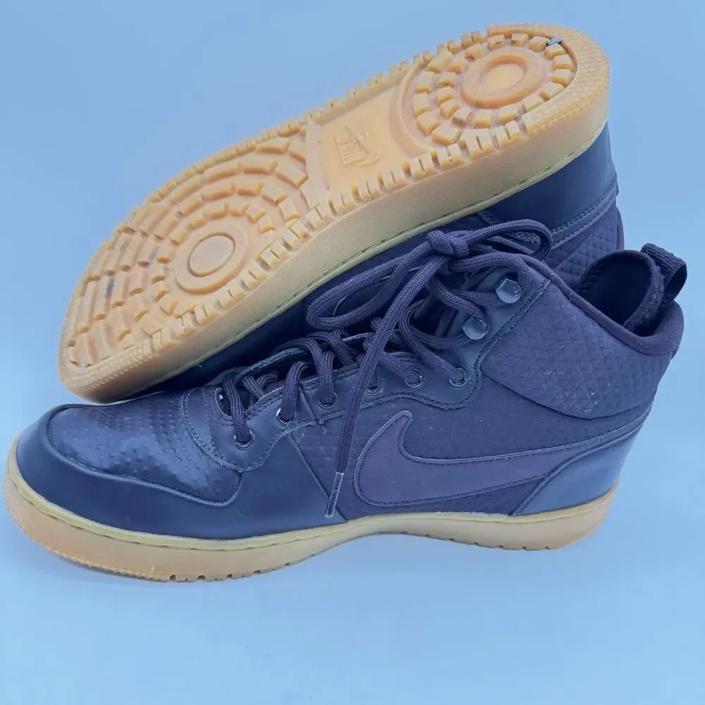 Nike Ebernon Size 11 Mid Winter Purple Lace Up Sneaker